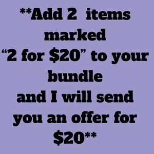 2 for $20